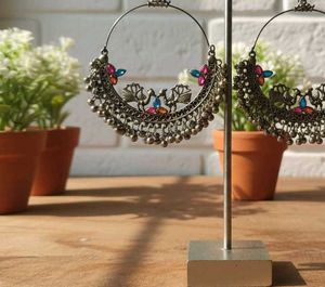 Hoop Jhumka Earrings