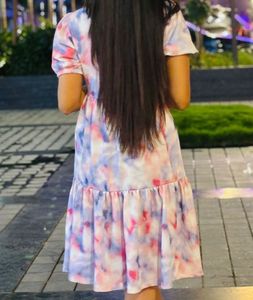 Tie-dye Mini Dress