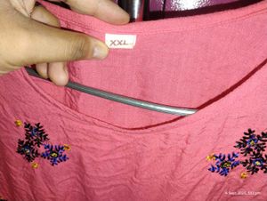 Peach Colour Stylish Top XXL
