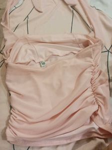 Halter Neck Pink Top