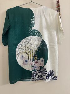 Zara Graphic Print Top