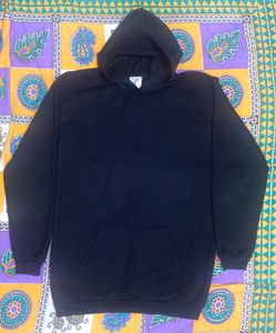 Black Loose Fit Hoodie