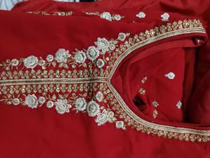 ♥️handmade zari work kurta  plazo set