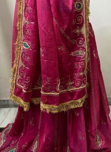 Elegant Pink Punjabi Bridal Lehenga Set