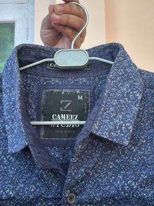 Stylish Blue Patterned Shirt