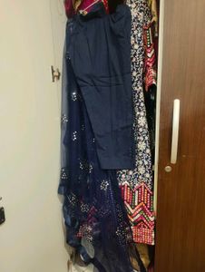 Mirror Work Embroidered Kurta Set