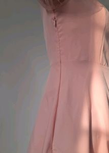 SHEIN Combo Pink Dress &amp; Shrug