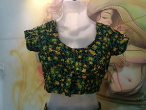 Skirt N Blouse (Black Yellow 🌼)