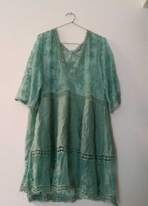 Boho Green Dress