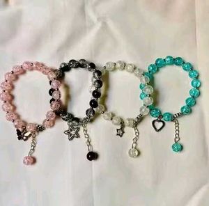 Beaded Charm Bracelets (unit 4)