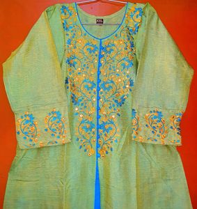 NEW KURTI WITH HEAVY EMBROIDERY