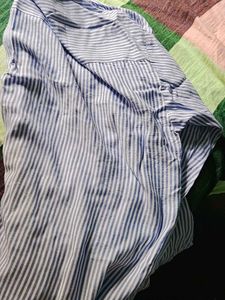 Striped Button-Down Shirt