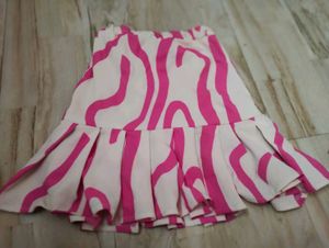Fun Zebra Print Skirt