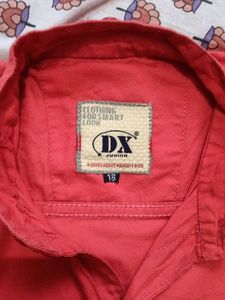 Red Cargo Shirt