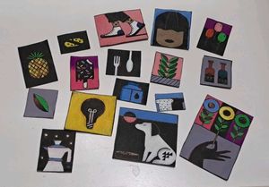 Handpainted Stickers