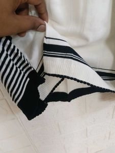 Striped V-Neck Tee