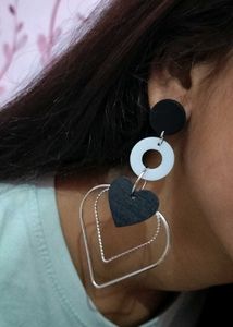Heart Drop Earrings