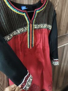 Elegant Red Kurta