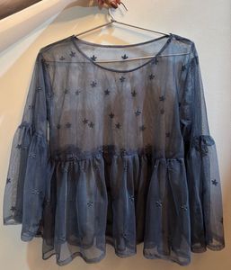 Misty Sheer Mesh Top