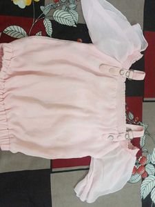 Cute Pink Top &amp; Bottom Set