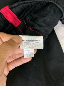 Nike Track Pants with Red Stripe