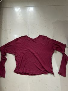 Maroon Fitted Shirt