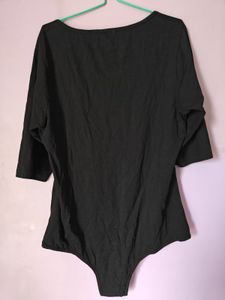 Black Bodysuit Top