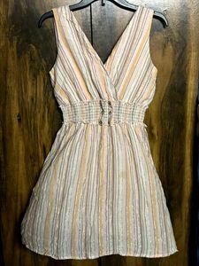 Striped Sleeveless Dress