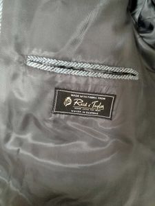 Grey Classic Tweed British Wool Blazer