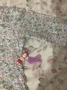 Floral Print Anarkali Kurti:)