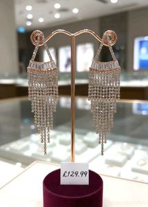 Sparkling Dangle Earrings
