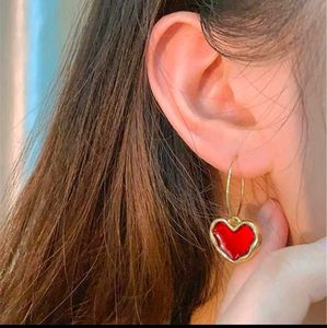 Heart Hoop Earrings