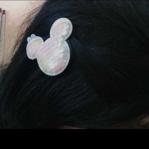 Mini Micky Hair Clip 🎀 And Undergarments