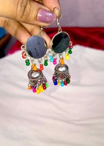 Colorful Jhumka Earrings