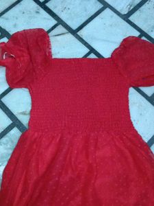 Red Tiered Dress...