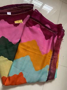 Gik Gak Multicoloured Saree