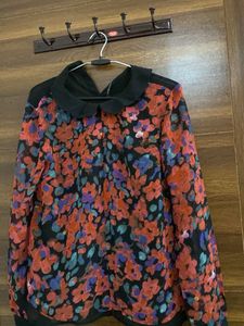 Printed Floral Blouse Top