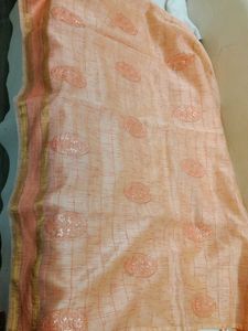 Peach Sareee