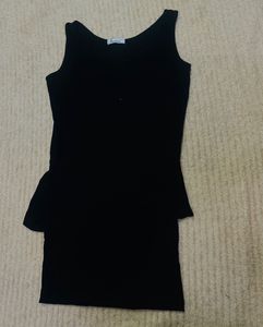 Black Short Dress For Gorls