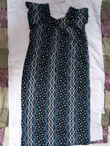 Price Drop 📢📢Ladies Black And Blue Night Gown