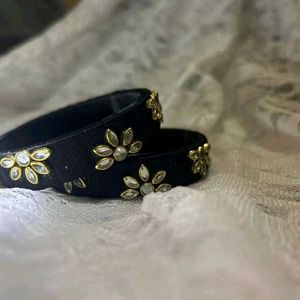 Kundan Work Bangles ❤️