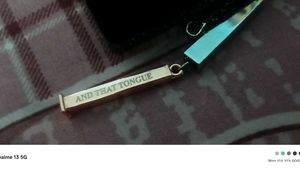 I Love You Silver Necklace