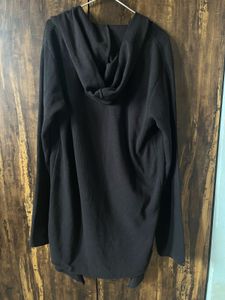 Black Hoodie Cardigan