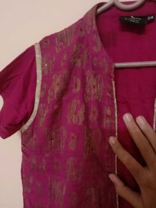 Pink Ethnic Jacket