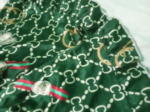 Green Patterned Blouse