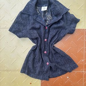 Lace Top with Collar