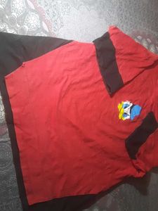 Red Donald Duck Tee