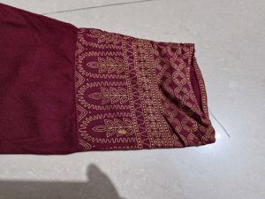 Floral Print Anarkali Kurta Set