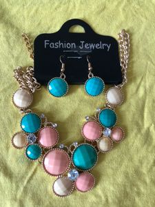Chunky Colorful Jewelry Set
