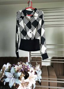 Vintage Checkered Blouse